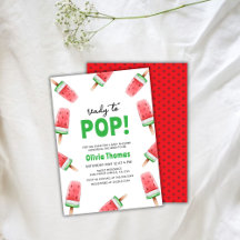 スイカのアイスポップ・アートのクリーム