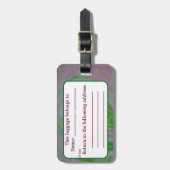 スイカのアクリル注入装置 ラゲッジタグ (正面縦)