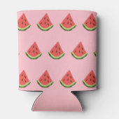 スイカのウェッジクーラーボックス（ピンク、赤、緑） 缶クーラー (裏面)