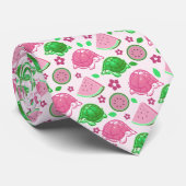 スイカのカメパターン ネクタイ (ロール)