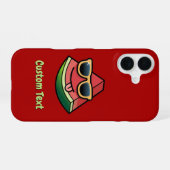 スイカのキャラクター iPhone 16ケース (裏面横)