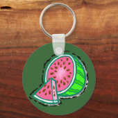スイカのキーチェーン(DARK) キーホルダー (正面)