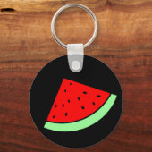 スイカのキーチェーン(DARK) キーホルダー (正面)