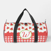 スイカのギンガム ダッフルバッグ (裏面)