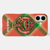 スイカのクレストオーバータータンチェックケースメイトiPhoneケース Case-Mate iPhoneケース (裏面 (横))