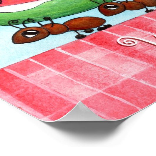 スイカのクロール ポスター (角)