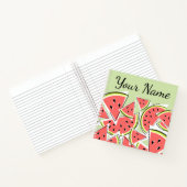 スイカのグリーン名 ノートブック (内部)