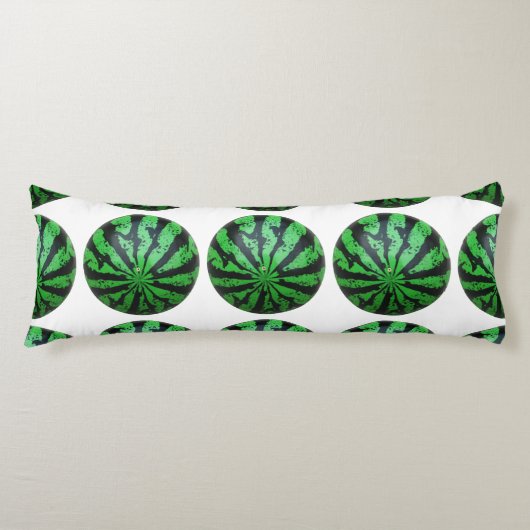 スイカのサッカーボール ボディピロー (正面)