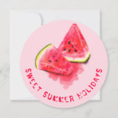 スイカのサマーカード (裏面)