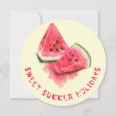 スイカのサマーカード (正面)