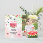 スイカのサンキューカード1つ夏のスイカ サンキューカード (スタンド正面)