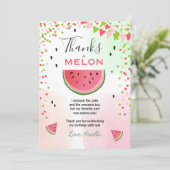 スイカのサンキューカード1つ夏のスイカ サンキューカード (スタンド正面)