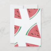 スイカのサンキューカード ノートカード (裏面)