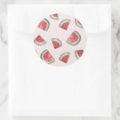 スイカのシール ラウンドシール (バッグ)