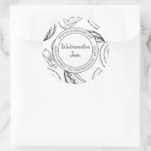 スイカのジャムスケッチラモダンベル ラウンドシール (バッグ)