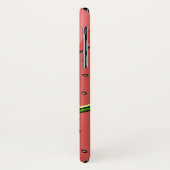 スイカのスプラッシュカスタムモノグラムの電話ケース Case-Mate iPhoneケース (裏面/左)