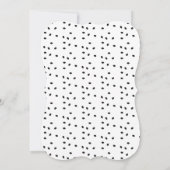 スイカのスライスと種の夏のフルーティーな誕生日 招待状 (裏面)