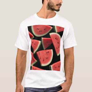 スイカのスライスの美学 Tシャツ