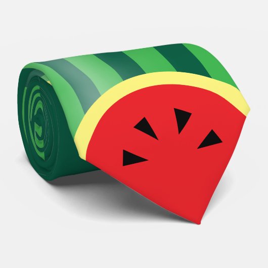 スイカのスライス果実性ストリピーノベルティネックタイ ネクタイ (ロール)