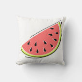 スイカのスライス角 クッション (正面)