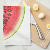 スイカのスライス キッチンタオル (四つ折り)
