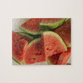 スイカのスライス ジグソーパズル (横)