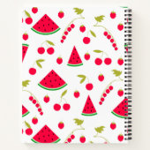 スイカのスライス ノートブック (裏面)