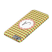 スイカのチェック'モノグラム' iPhoneケース Case-Mate iPhoneケース (底)