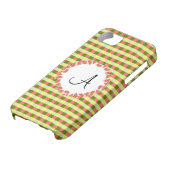 スイカのチェック'モノグラム' iPhone 5ケース Case-Mate iPhoneケース (下部)