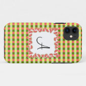 スイカのチェック'モノグラム' iPhone 5ケース Case-Mate iPhoneケース (裏面(横))