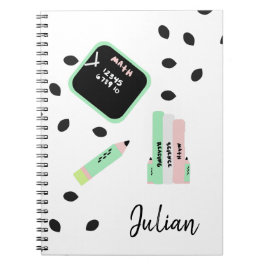 スイカのテーマでバックトゥスクール子供の名前 ノートブック