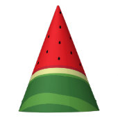 スイカのテーマパーティーハット パーティーハット (正面)