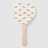 スイカのハート型ファンのファン1 ハンドファン (裏面)