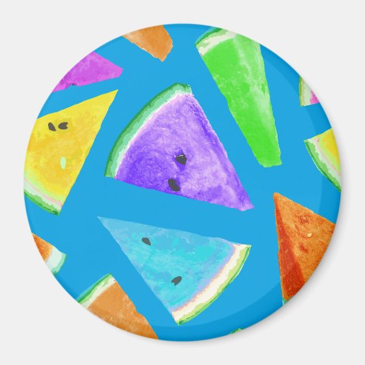 スイカのパターン作成10 マグネット (正面)