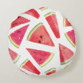 スイカのパターン作成2 ラウンドクッション (裏面)
