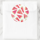 スイカのパターン作成2 ラウンドシール (バッグ)