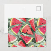 スイカのパターン作成4 シーズンポストカード (正面/裏面)