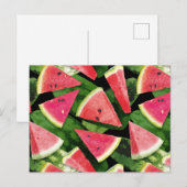 スイカのパターン作成5 シーズンポストカード (正面/裏面)