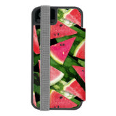 スイカのパターン作成5 INCIPIO iPhoneウォレットケース (フォリオ裏面)