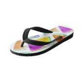 スイカのパターン作成6 キッズビーチサンダル (アングル)