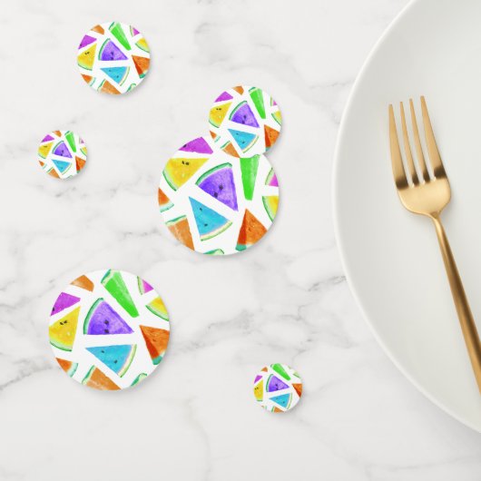 スイカのパターン作成6 コンフェッティ (グループ)