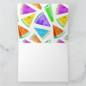 スイカのパターン作成6 サンキューカード (内部)