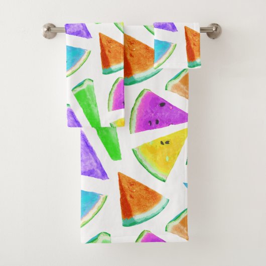 スイカのパターン作成6 バスタオルセット (インサイチュ)