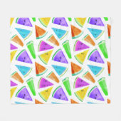 スイカのパターン作成6 フリースブランケット (正面(横))