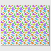 スイカのパターン作成6 ラッピングペーパー (フラット)