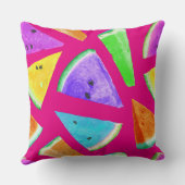 スイカのパターン作成9 クッション (裏面)