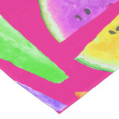 スイカのパターン作成9 ミディアムテーブルランナー (コーナー)