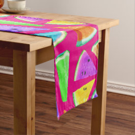 スイカのパターン作成9 ミディアムテーブルランナー