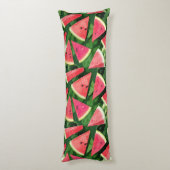 スイカのパターン作成 ボディピロー (裏面 (縦))