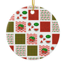 スイカのパッチワーク